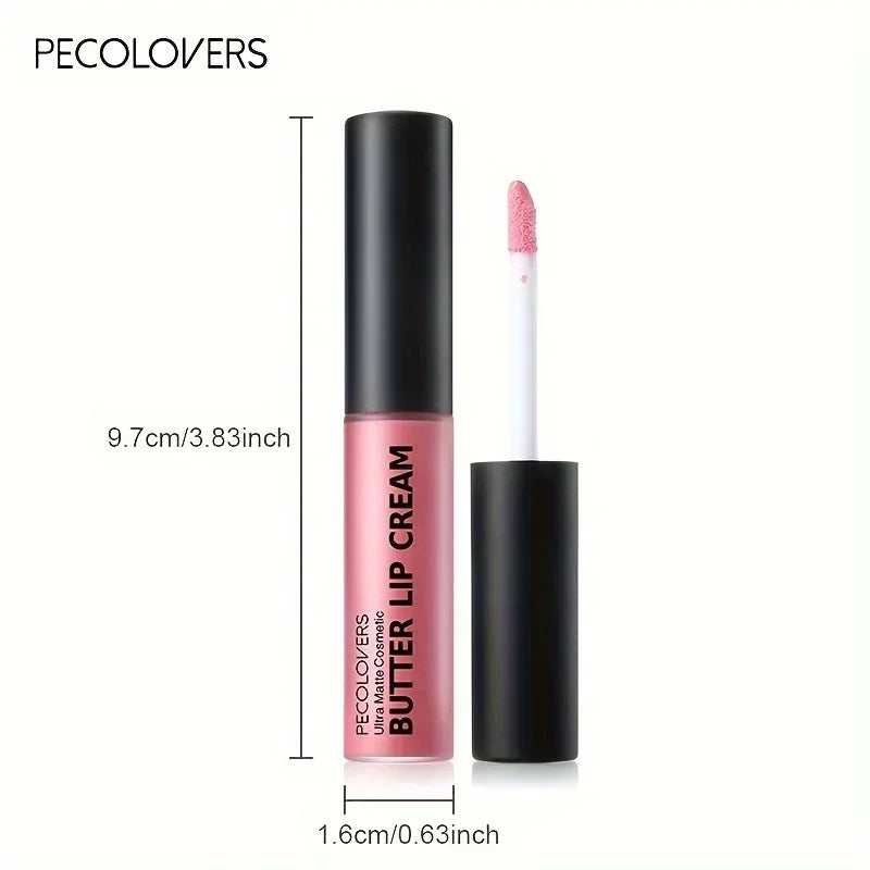 1PC Waterproof Liquid Lipstick 21 Color Vitamin E Lip Plumpers