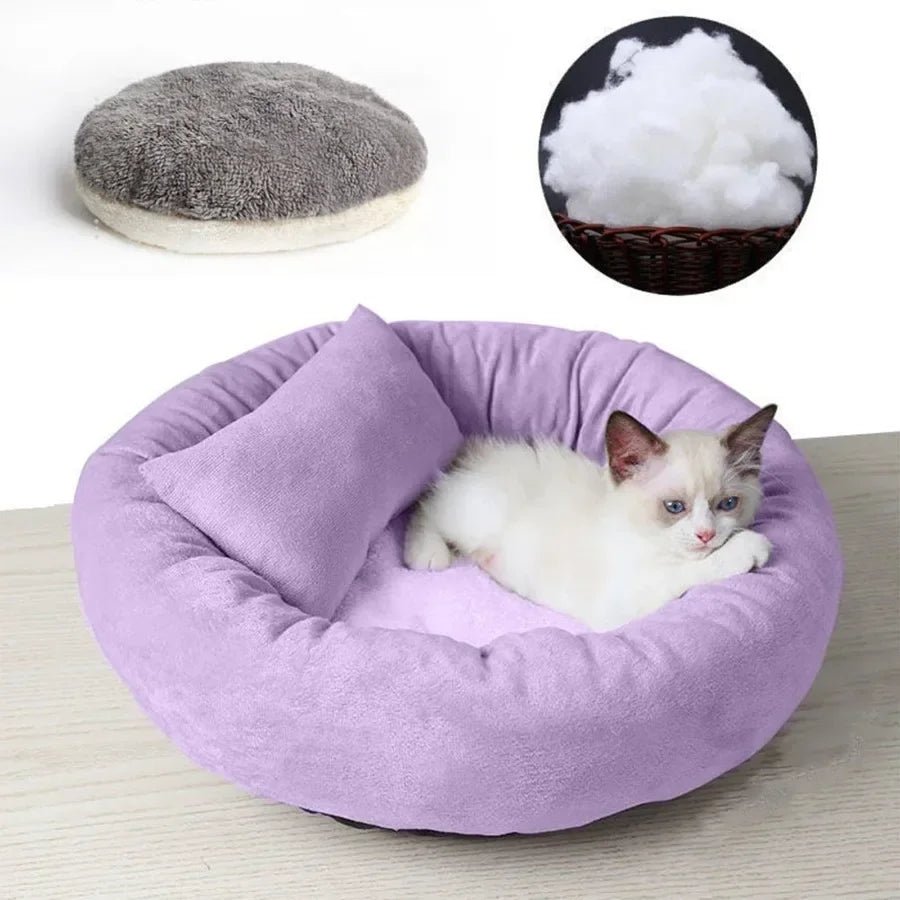 Cat Cave Bed for Living Room SofaStyle Couch Design with Removable Cushion
