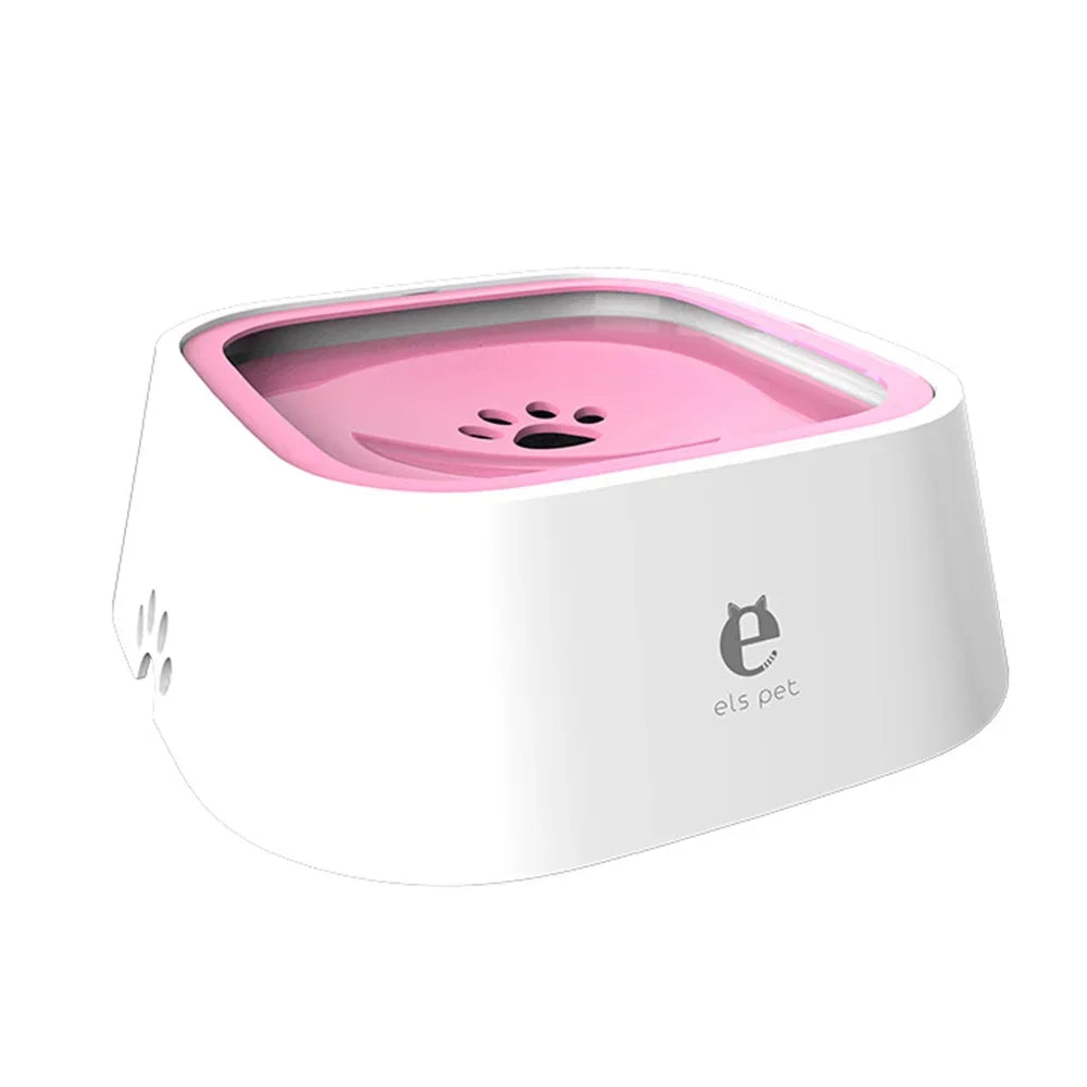 Custom Dog Drinking Water Bowl No Spill Floating Non-Wetting Mouth Large Capacity