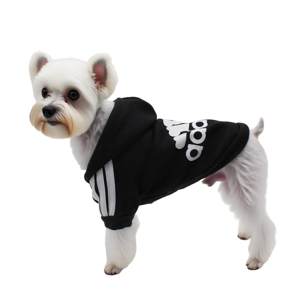 Adidog Pet Dog Clothes for Small Medium Big Large Dogs Cotton Hooded Sweatshirt