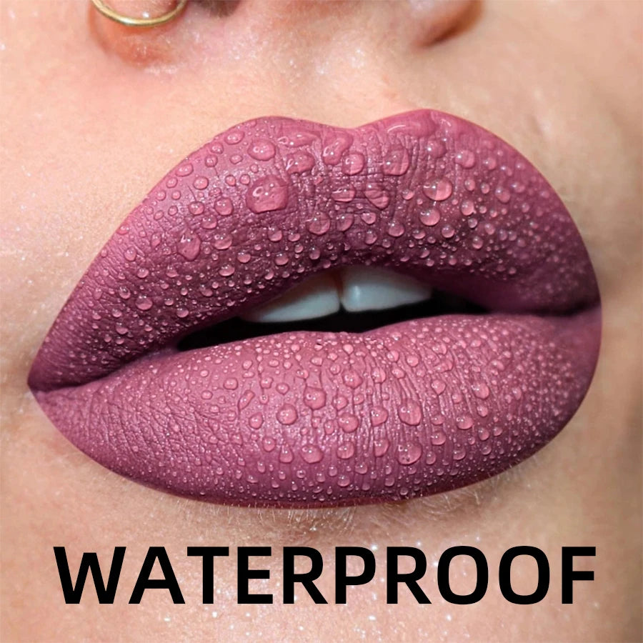 19 colors Matte Velvet Lip Gloss Waterproof Liquid Lipstick