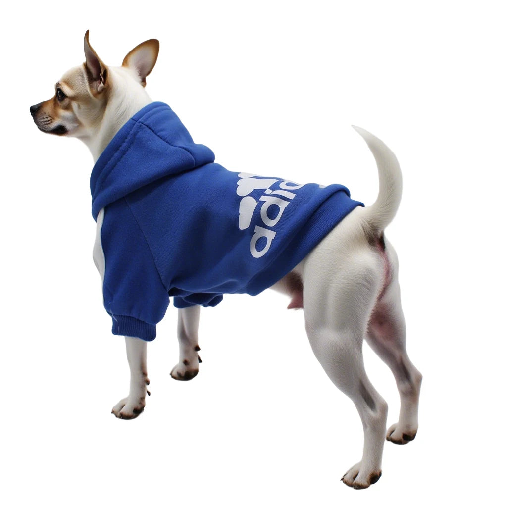 Adidog Pet Dog Clothes for Small Medium Big Large Dogs Cotton Hooded Sweatshirt