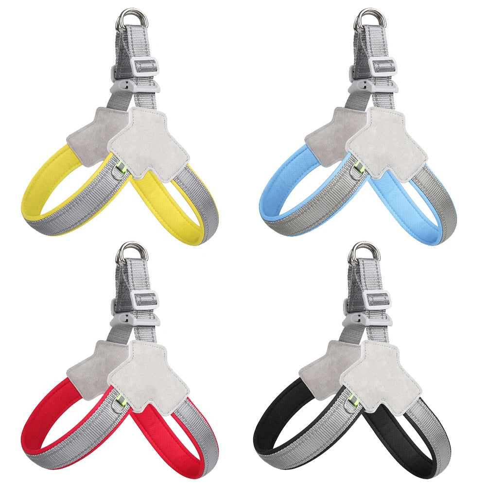 Reflective Pet Dog Harness For Small Medium Dogs Cat No Pull Vest Harnesses