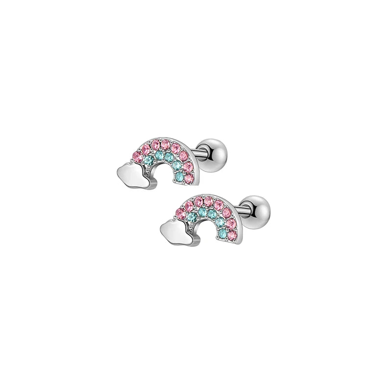 1/ 6 Pairs Hypoallergenic Screwback Earrings for Women