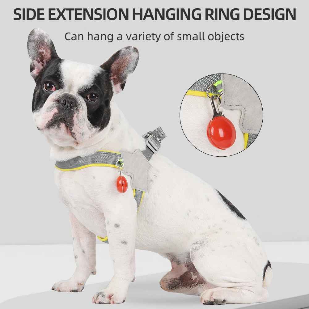 Reflective Pet Dog Harness For Small Medium Dogs Cat No Pull Vest Harnesses