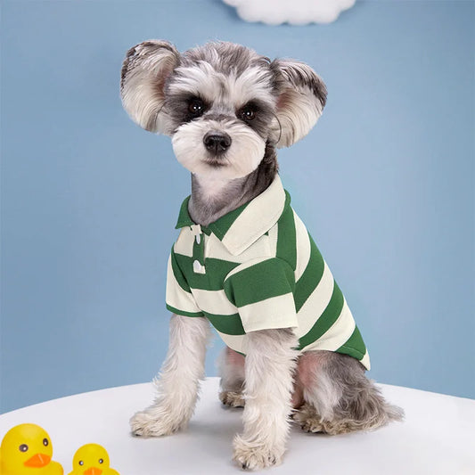 Dog Polo Shirt Dog Clothes Casual Clothing for Small Large Dogs