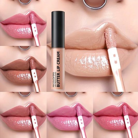 1PC Waterproof Liquid Lipstick 21 Color Vitamin E Lip Plumpers
