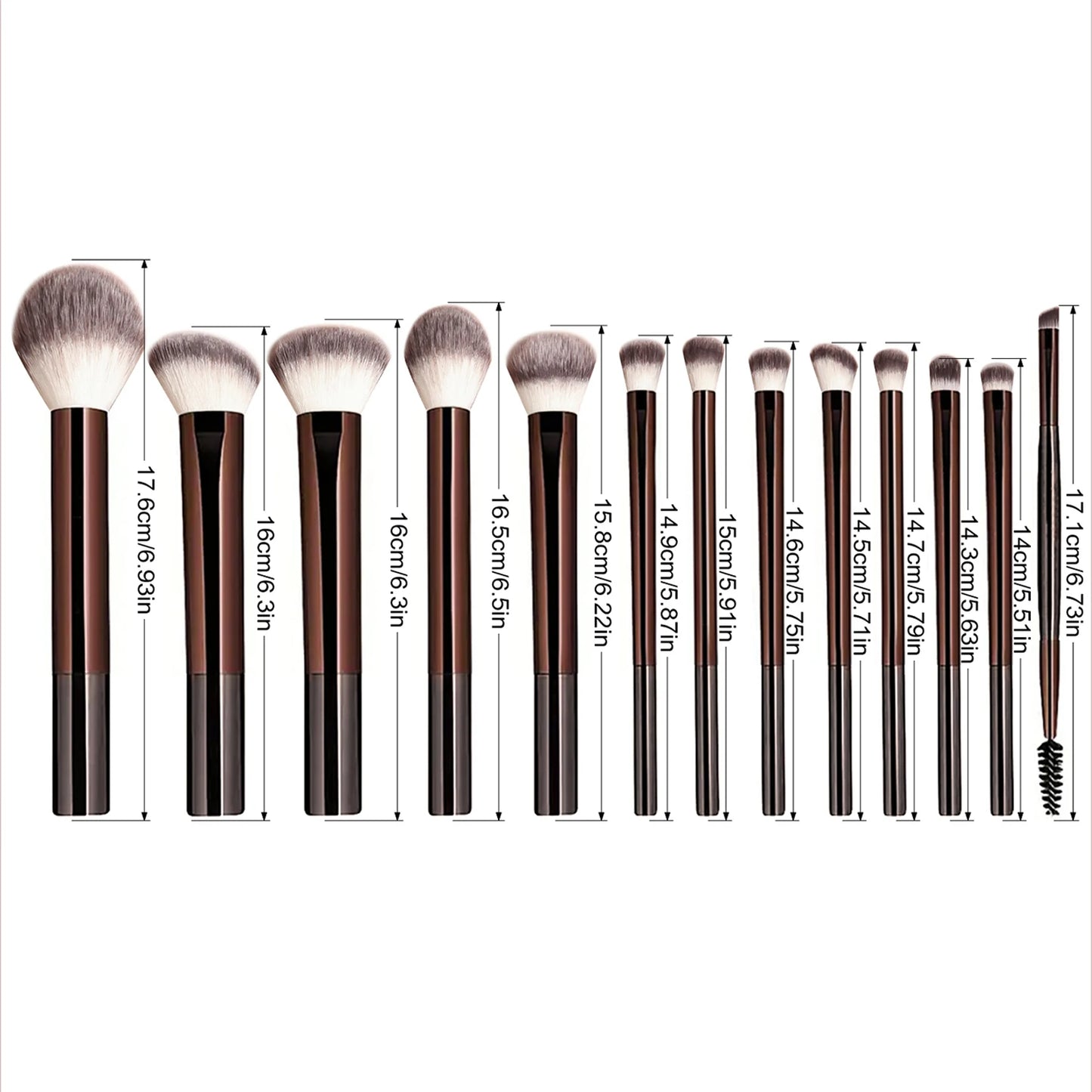 13PCS Makeup Brush Set Foundation Concealer Powder Eyeshadow Blush Brush