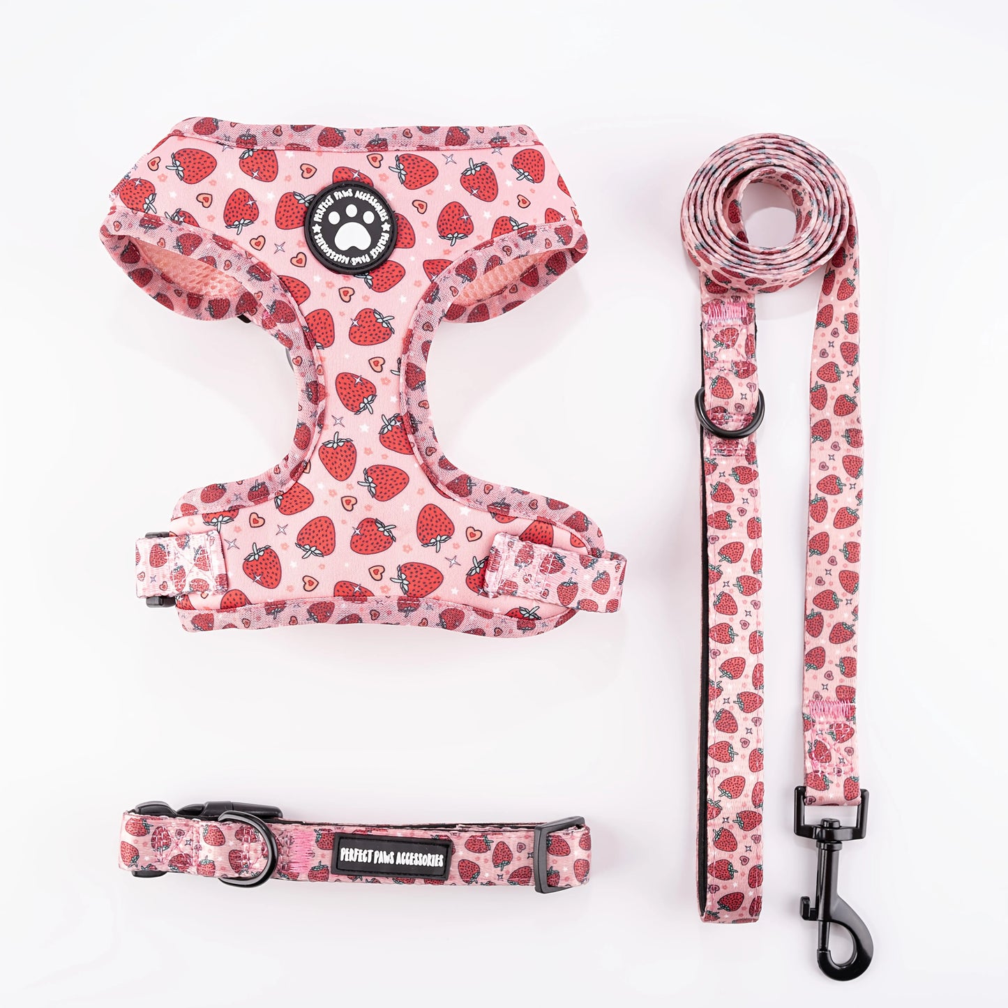 Breathable Adjustable Knit Fabric Dog Harness and Leash Set-All-Season