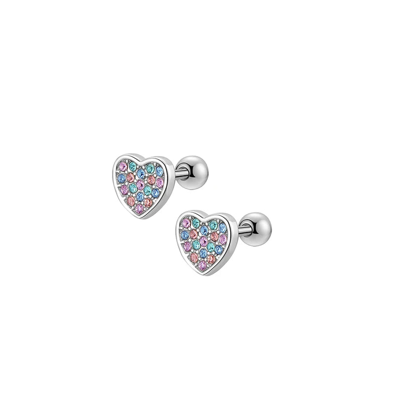 1/ 6 Pairs Hypoallergenic Screwback Earrings for Women