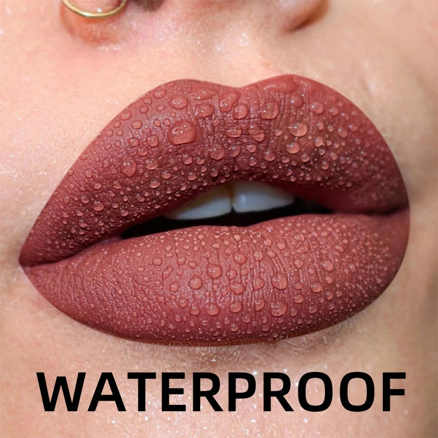 19 colors Matte Velvet Lip Gloss Waterproof Liquid Lipstick