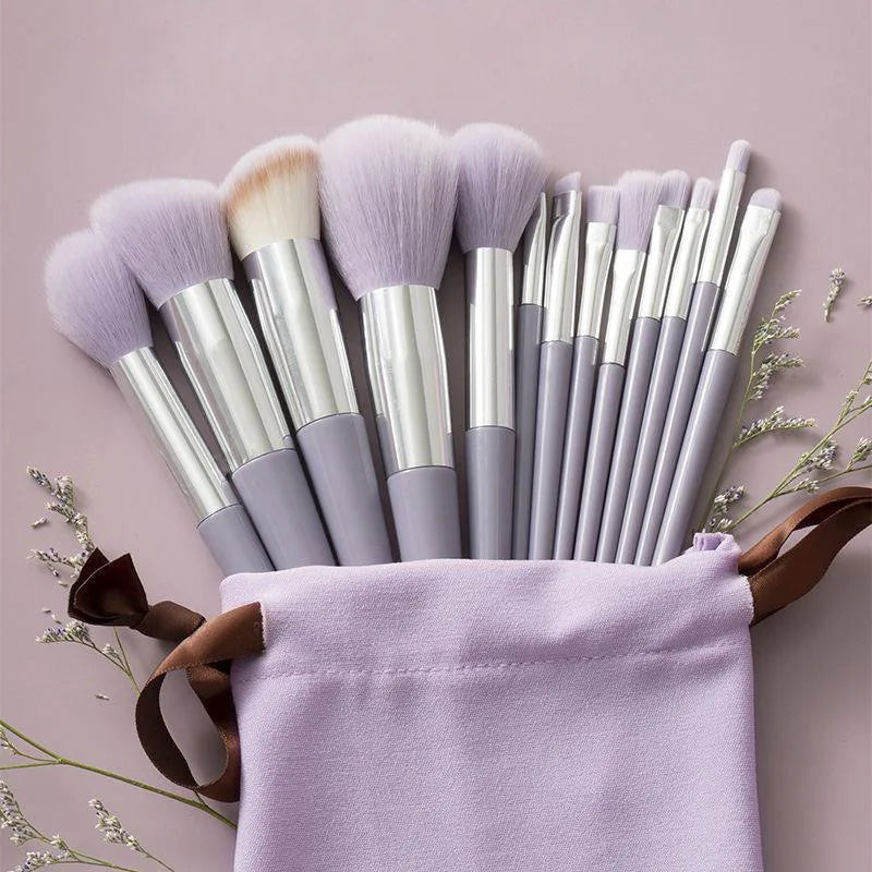1/13PCS Soft Fluffy Makeup Brushes Set for Cosmetics Foundation Blush Powder Eyeshadow  Makeup Brush