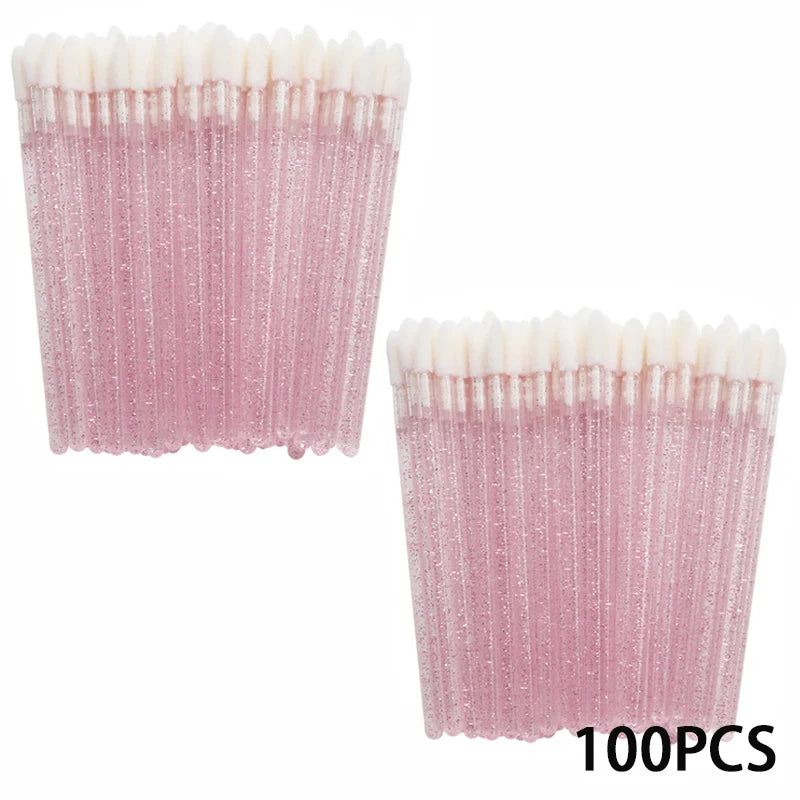 100/300PCS Disposable Lip Brush Makeup Brushes Lipstick Applicator