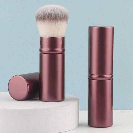 1pc Retractable Brush Makeup Brush Powder Blusher Powder Brush Mini Multi-function