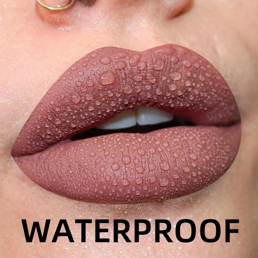19 colors Matte Velvet Lip Gloss Waterproof Liquid Lipstick