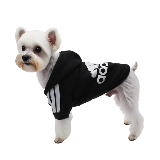 Adidog Pet Dog Clothes for Small Medium Big Large Dogs Cotton Hooded Sweatshirt