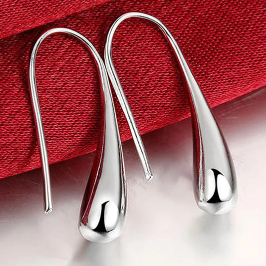 Beautiful 925 Sterling Silver Water Drop Pendants