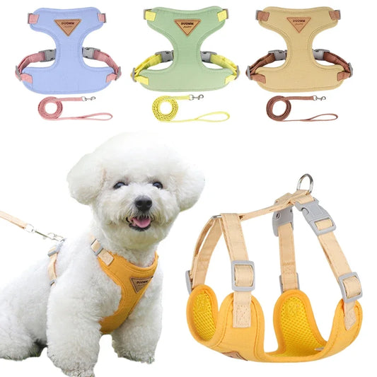 Puppy Harness Leash Set for Small Medium Dogs