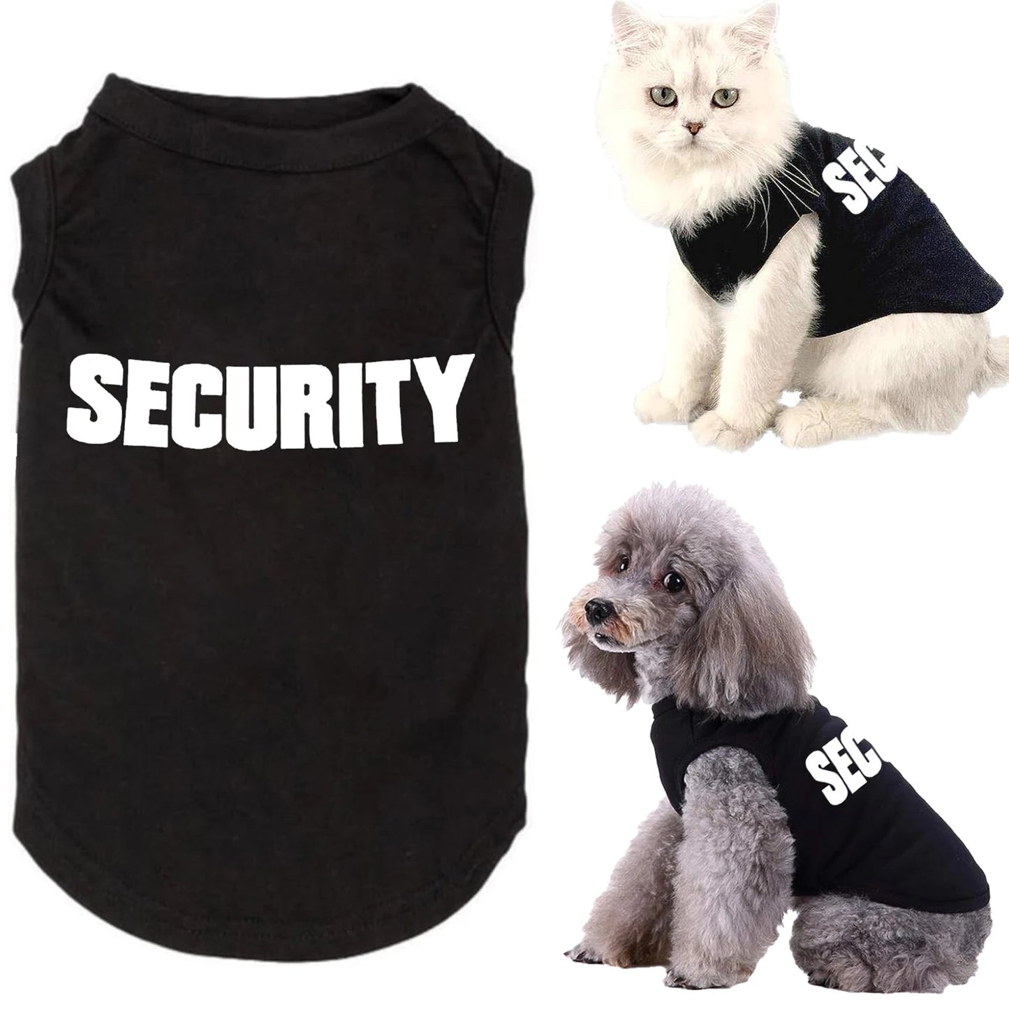 Security Clothing for Small Dogs Pets T-shirt