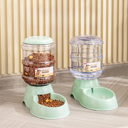 Dog Automatic Feeders Water Bottle Cat Bowl and Drinking Dog Water Dispenser Pet Feeding