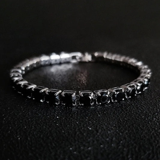 4mm Cubic Zirconia Tennis Bracelet Iced Out Chain Bracelets For Women
