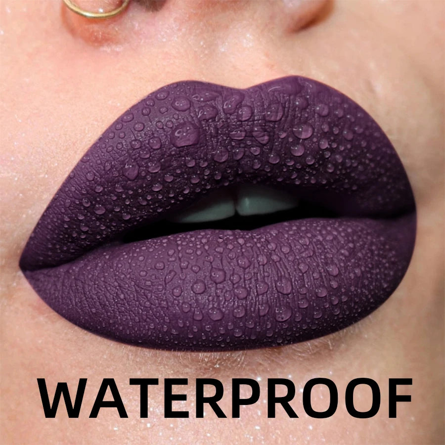 19 colors Matte Velvet Lip Gloss Waterproof Liquid Lipstick