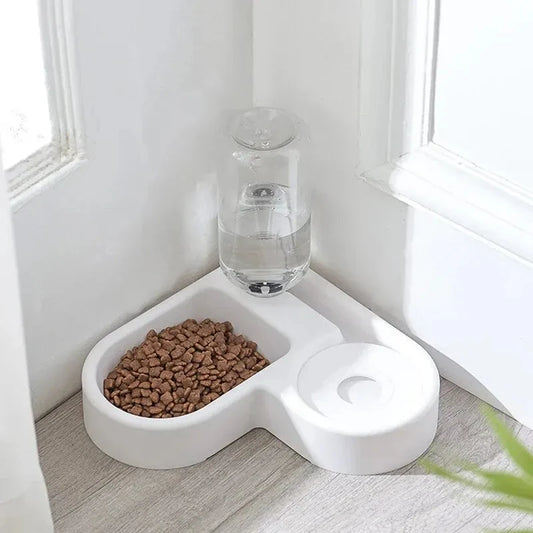 Automatic Drinking Pet Bowl Moisture-proof Cat Bowl Dog Basin Dual-use Multi-functional