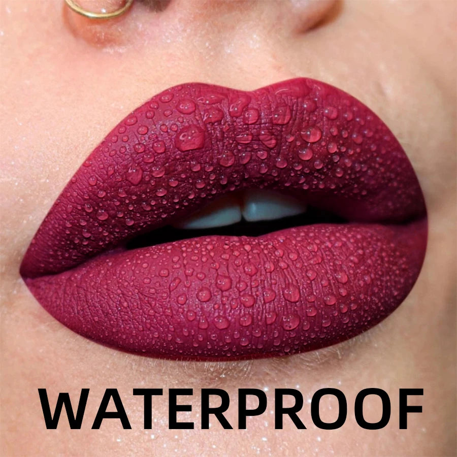 19 colors Matte Velvet Lip Gloss Waterproof Liquid Lipstick