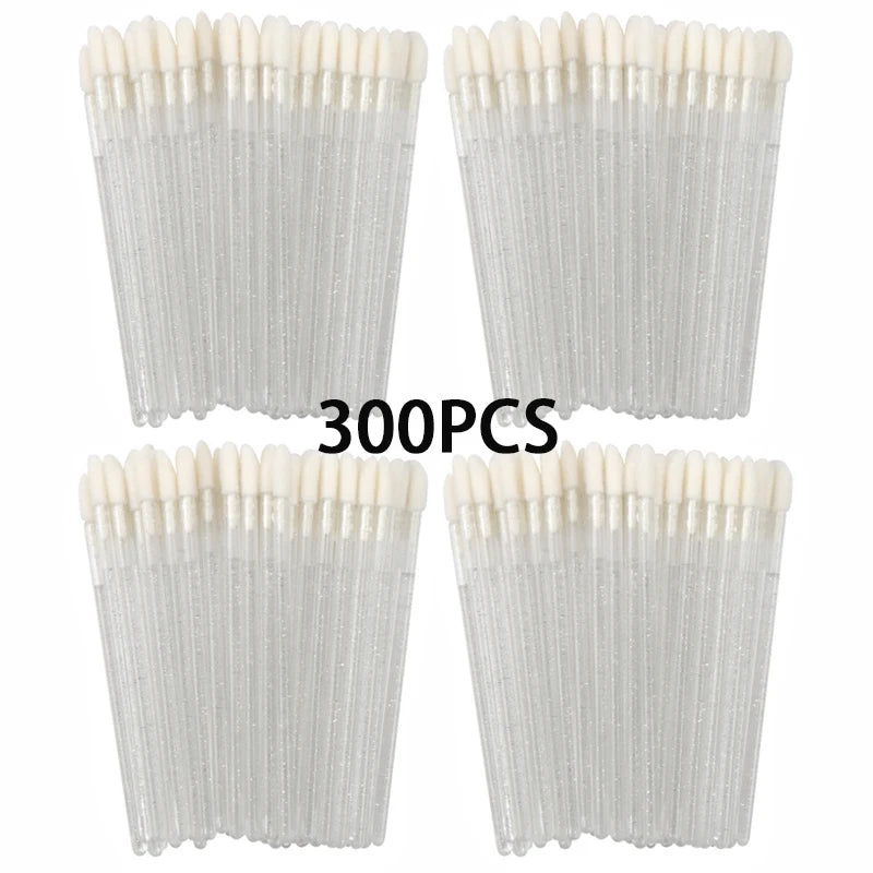 100/300PCS Disposable Lip Brush Makeup Brushes Lipstick Applicator