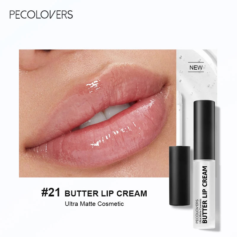 1PC Waterproof Liquid Lipstick 21 Color Vitamin E Lip Plumpers