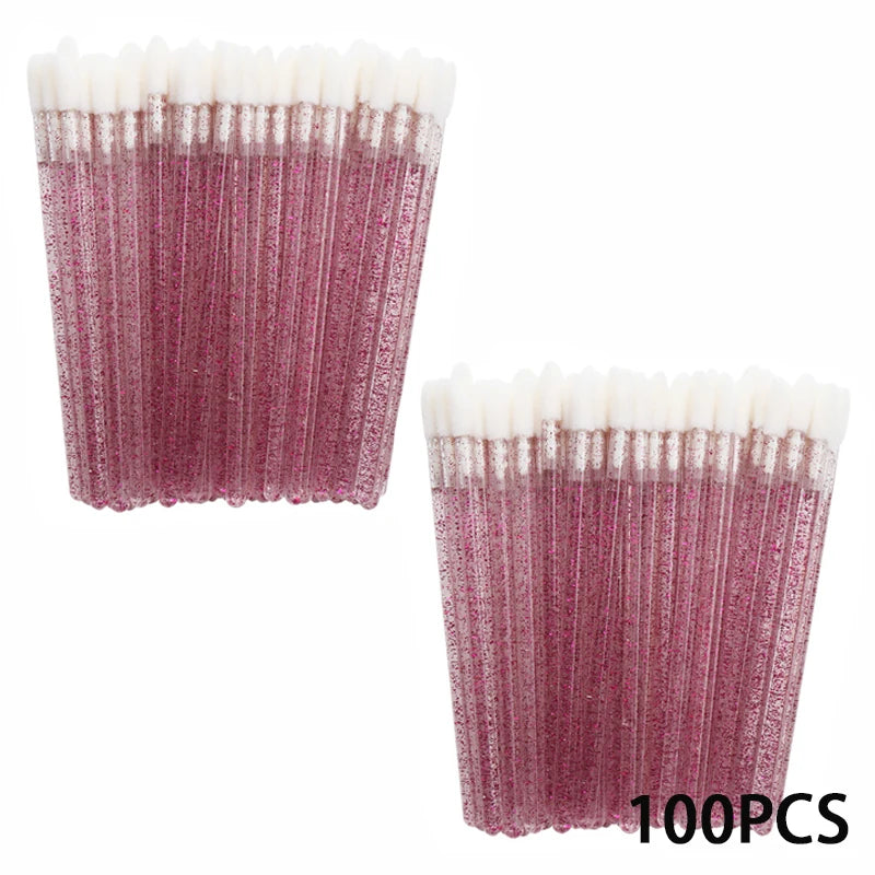 100/300PCS Disposable Lip Brush Makeup Brushes Lipstick Applicator
