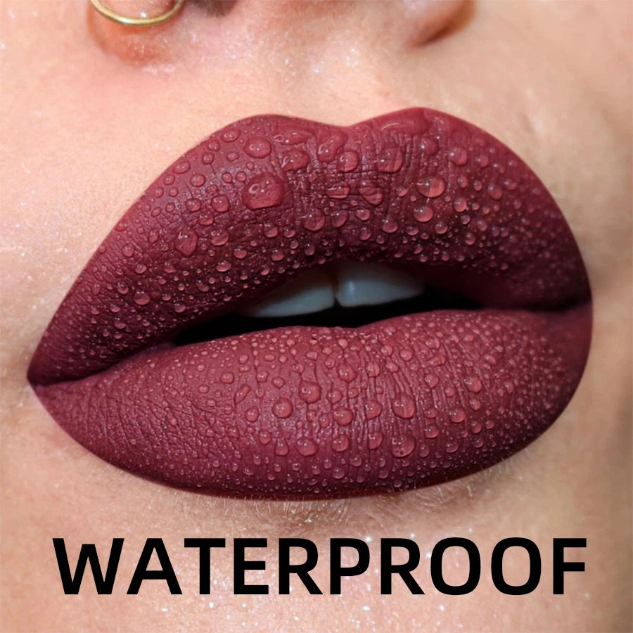 19 colors Matte Velvet Lip Gloss Waterproof Liquid Lipstick