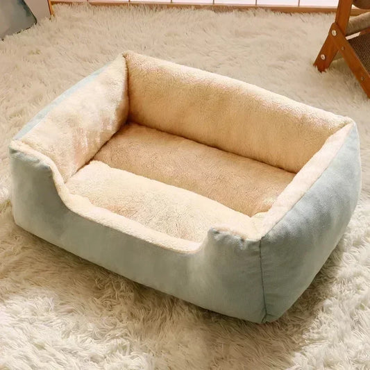 Bed for Dogs and Cats, Pet Products Cushions Kitten Goods Accessories Dog All Houses Supplies Things Accessory Habitats Basket House Beds