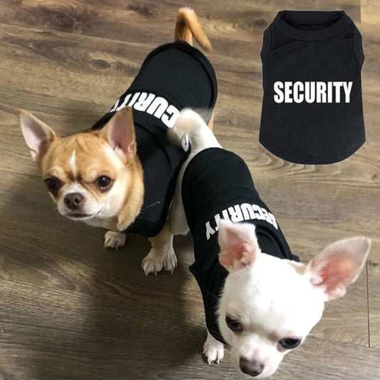Security Clothing for Small Dogs Pets T-shirt