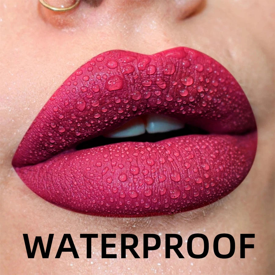 19 colors Matte Velvet Lip Gloss Waterproof Liquid Lipstick