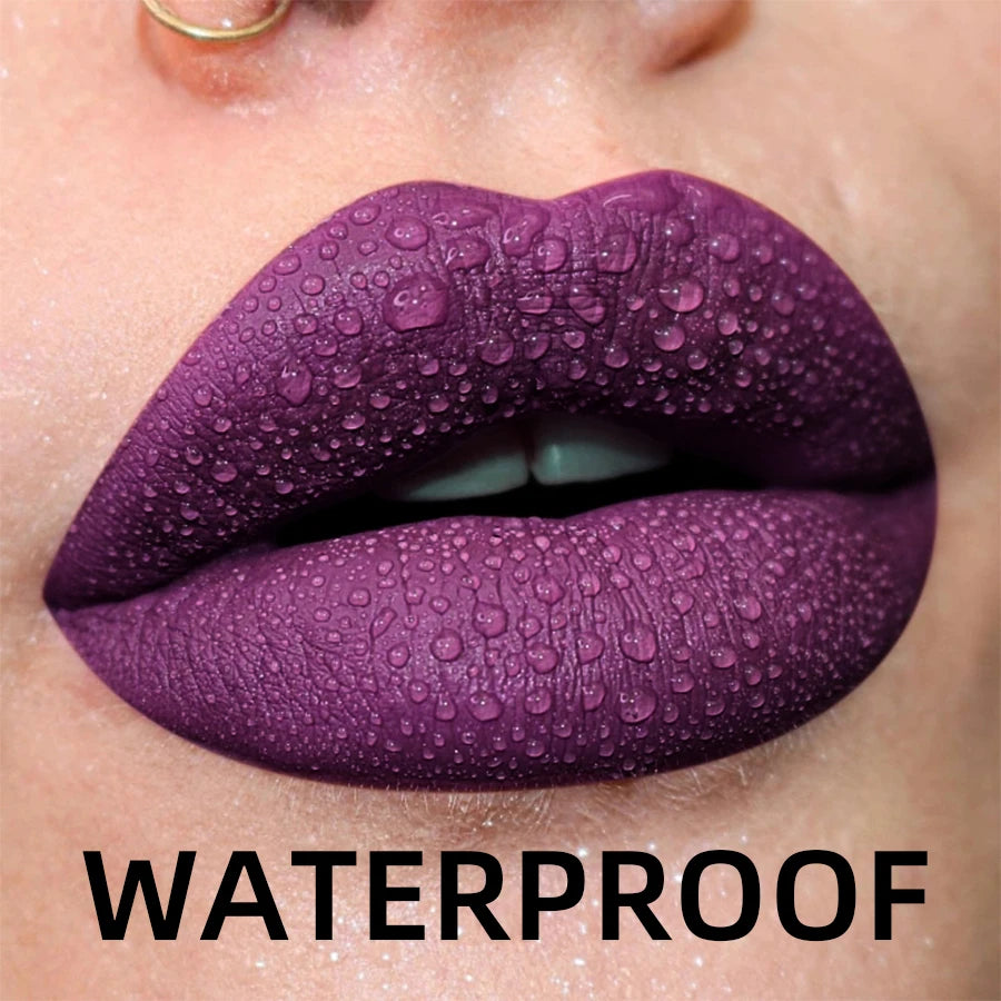 19 colors Matte Velvet Lip Gloss Waterproof Liquid Lipstick