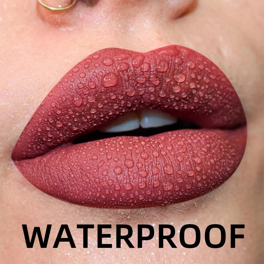 19 colors Matte Velvet Lip Gloss Waterproof Liquid Lipstick