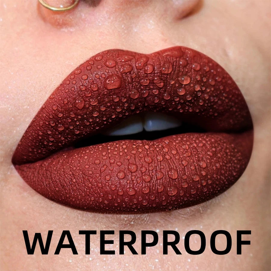 19 colors Matte Velvet Lip Gloss Waterproof Liquid Lipstick