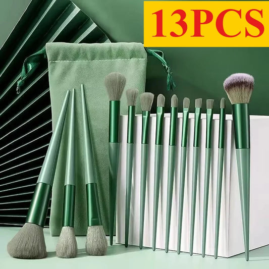 1/13PCS Soft Fluffy Makeup Brushes Set for Cosmetics Foundation Blush Powder Eyeshadow  Makeup Brush