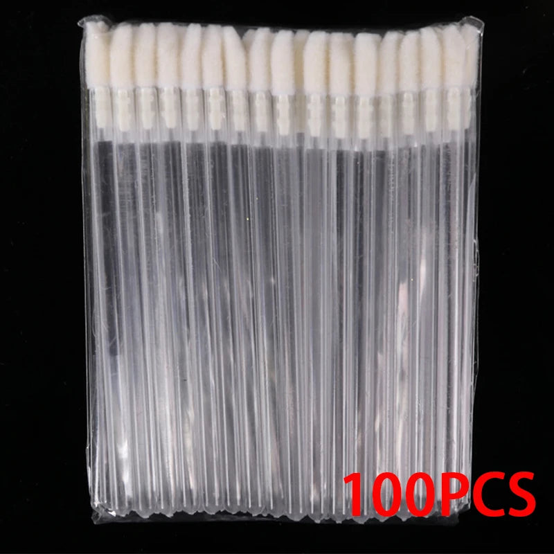 100/300PCS Disposable Lip Brush Makeup Brushes Lipstick Applicator