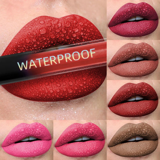19 colors Matte Velvet Lip Gloss Waterproof Liquid Lipstick