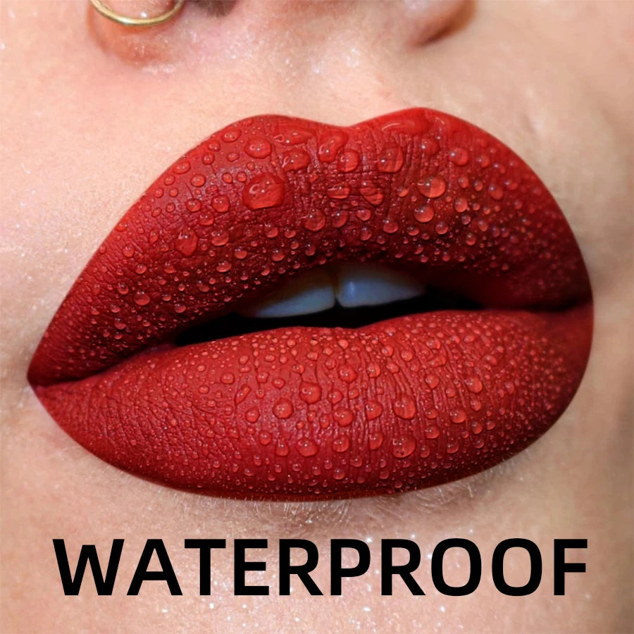 19 colors Matte Velvet Lip Gloss Waterproof Liquid Lipstick
