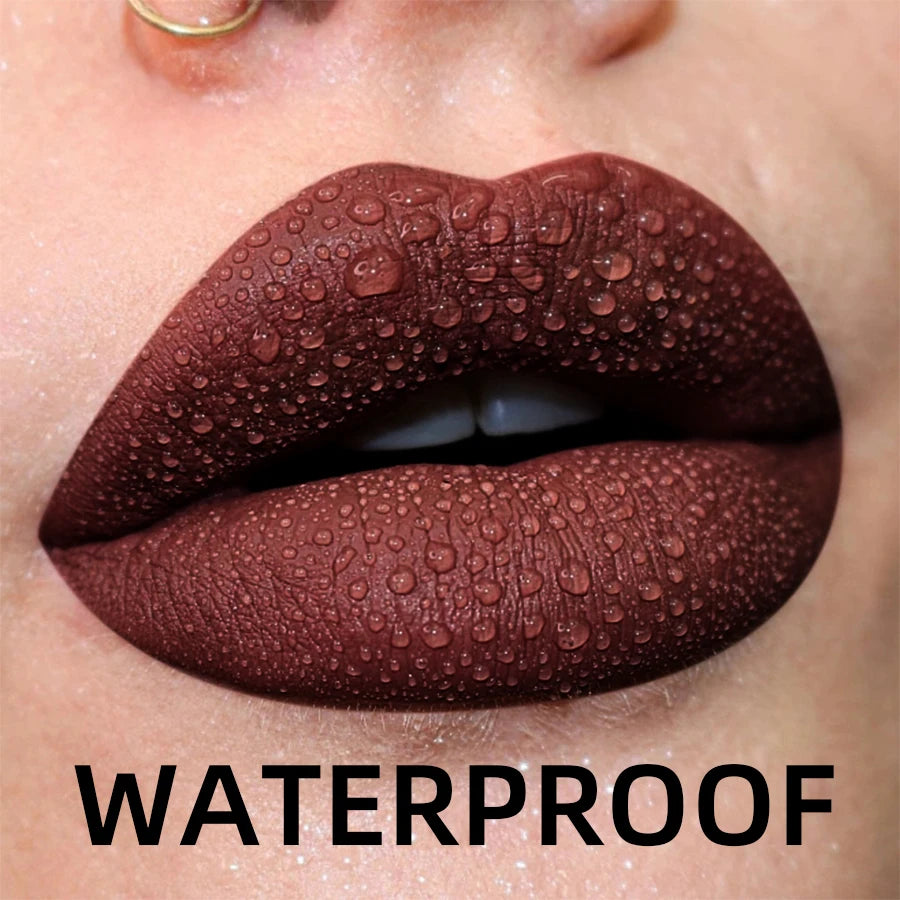 19 colors Matte Velvet Lip Gloss Waterproof Liquid Lipstick